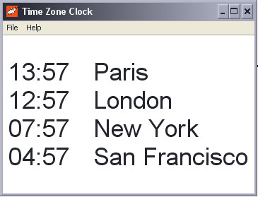 Local time shop zone converter